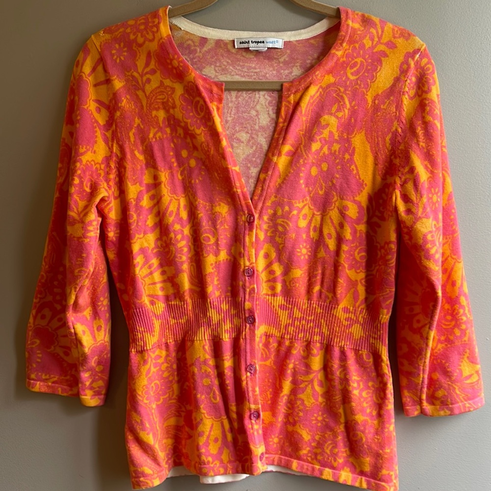 Floral Cotton Cardigan